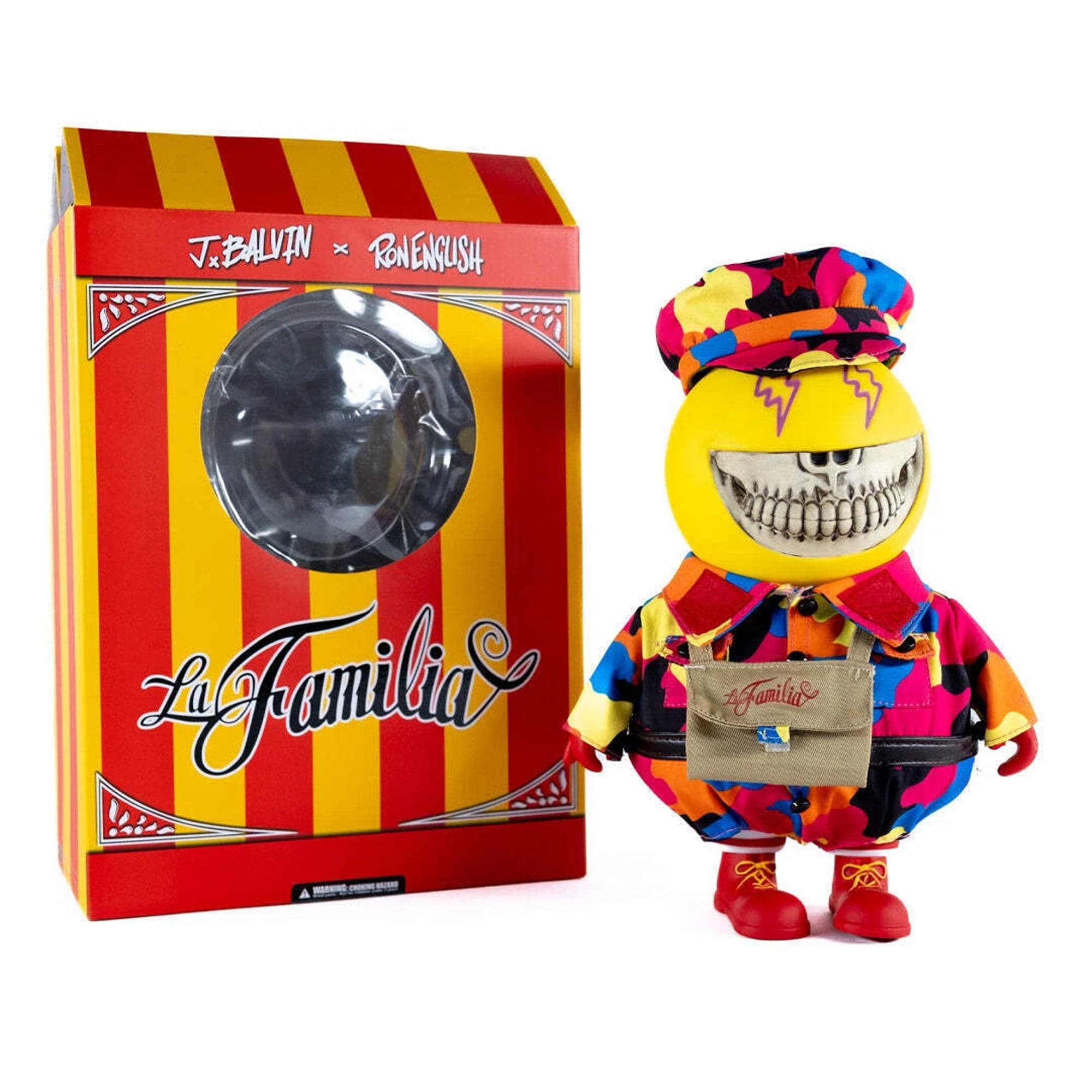 La Familia Grin 8" Vinyl Figure by JBalvin x Ron English Popaganda - Image 2