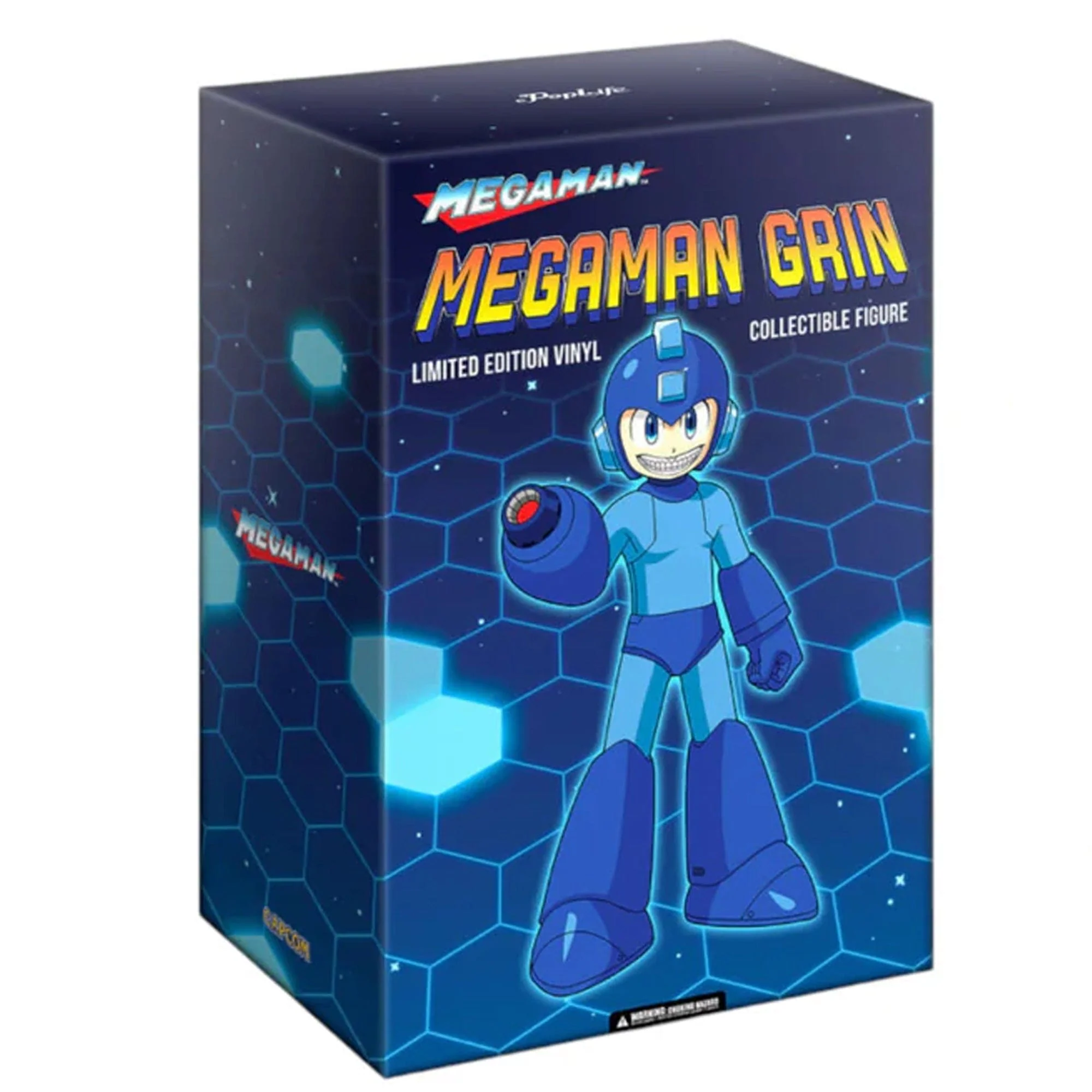 Mega Man Grin Capcom 15" Vinyl Figure Ron English Popaganda