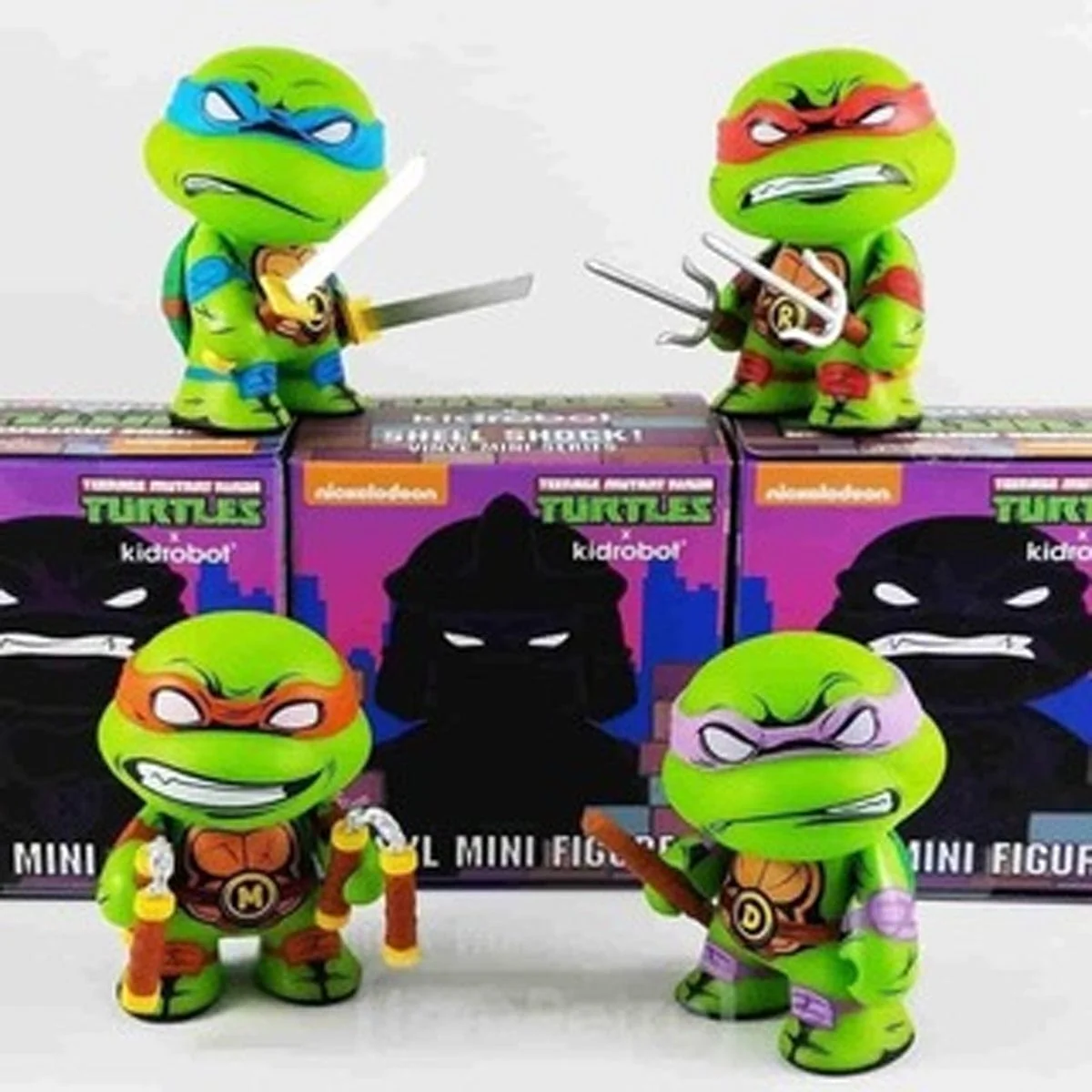 TMNT - Shell Shock Vinyl Mini Series 2 - Display Case Contains 20 Blind Boxes by Kidrobot - Image 2