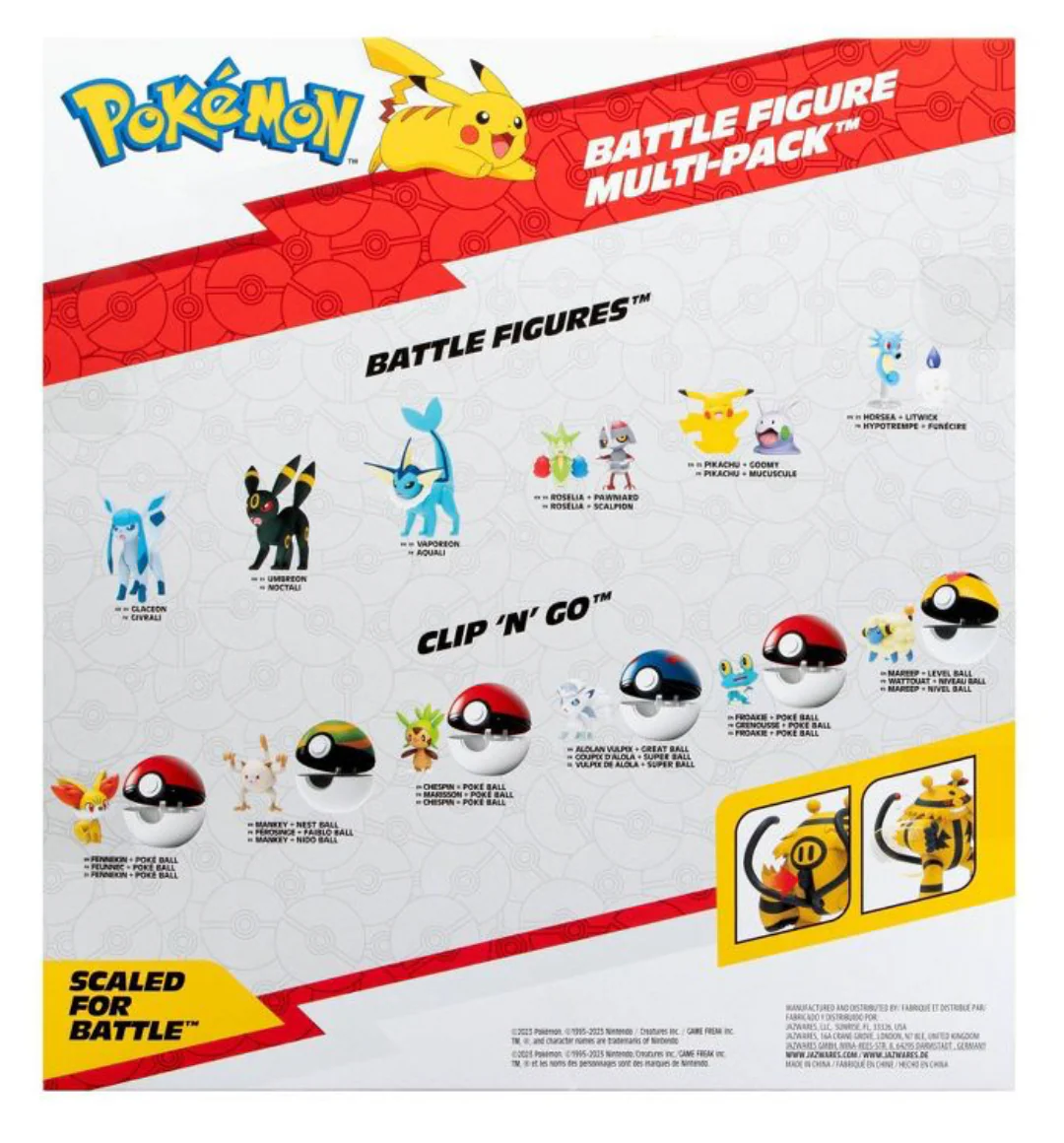 Pokémon Battle Ready Action Figure Set Exclusive | Battle Figure Multipack | Deluxe Action! - Image 2